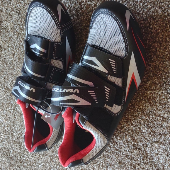NWT UNISEX Venzo Bicycle Men’s  Cycling Riding Shoes - US W 8 / US M 6.5 - Picture 4 of 12